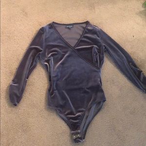 ModCloth Velvet Bodysuit